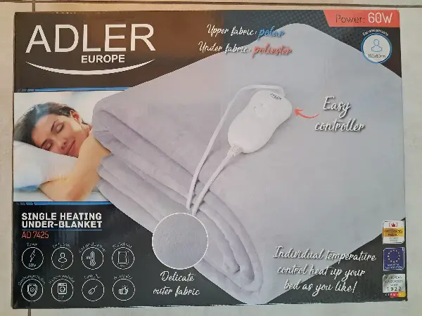 Neues Adler Heizunterbett AD 7425 (kuschelig warm)