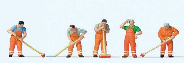  Preiser 10713 Strassenreinigung Spur H0