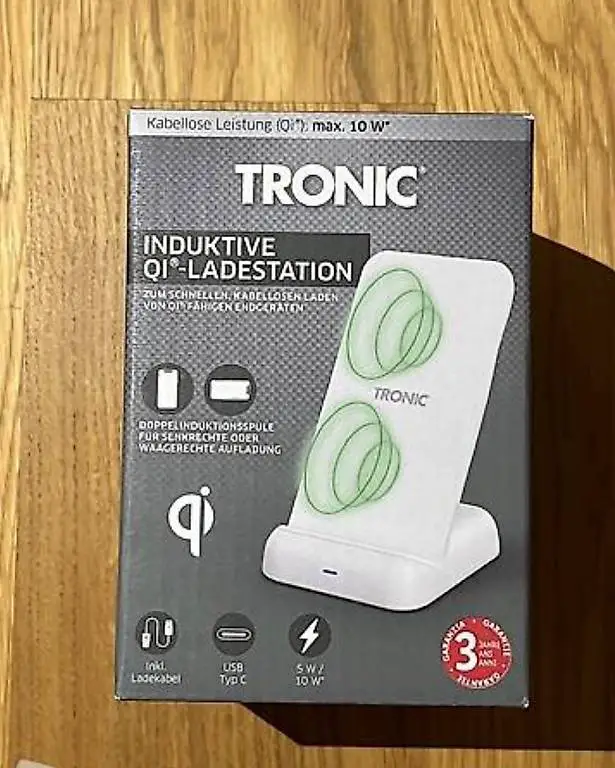 Induktive QI-Ladestation fürs Handy
