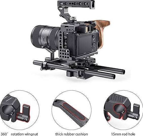 Verstellbare Objektivstütze 118 g