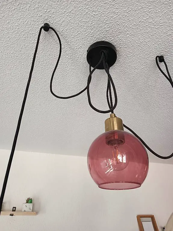 Lampenschirm mit Fassung