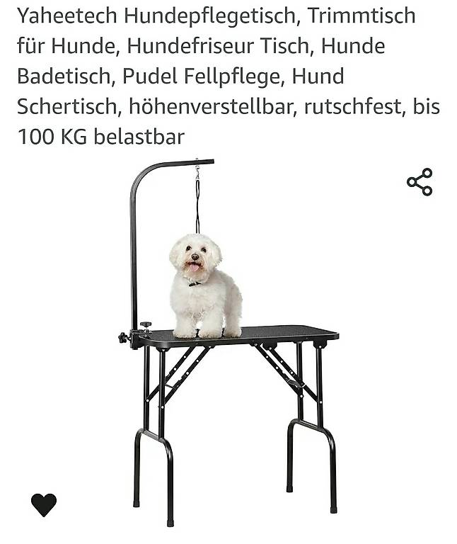 Trimmtisch für kleine Hunde