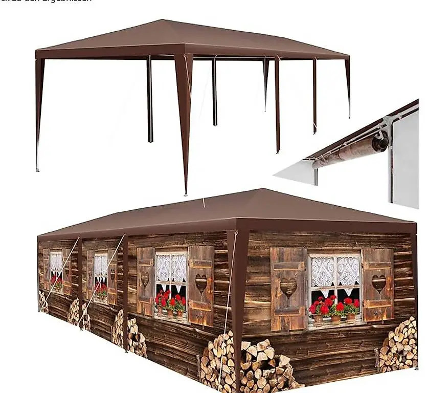 Garten oder Festival Pavillon, Zelt, Almhütte 3D Design