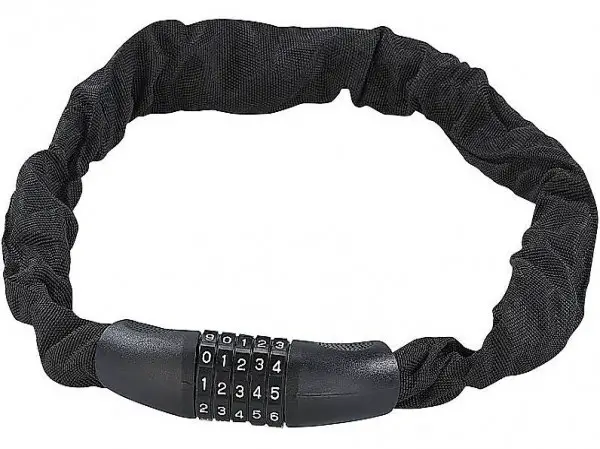  Fahrrad- & Motorrad Kettenschloss, 5fach Zahlenkombination