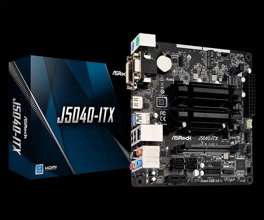 ASRock Mainboard J5040-ITX (integrierte Intel CPU) GARANTIE