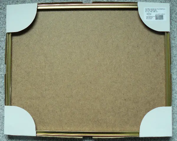 Alu-Wechselrahmen, 40x50 cm, gold glanz, OVP