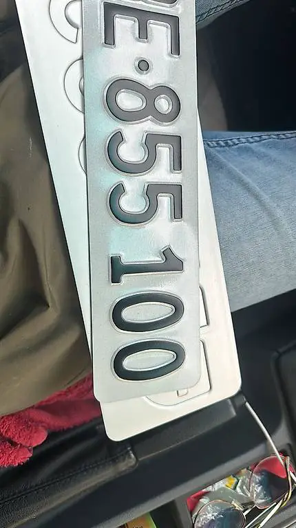 Kontrollschild BE855100