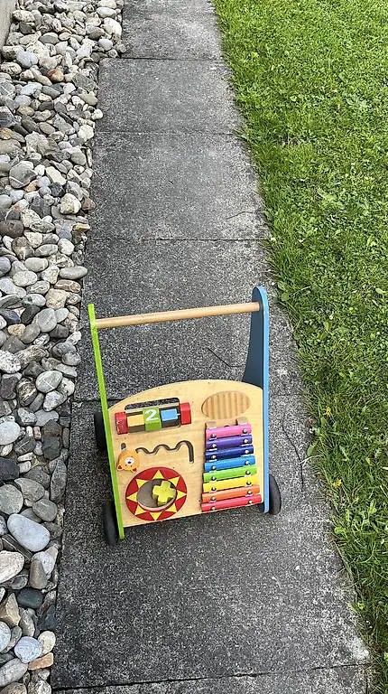 Wagen zum laufen lernen
