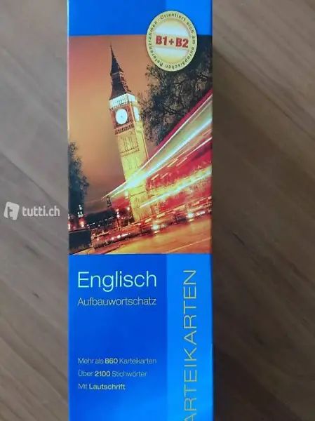 Englisch Aufbauwortschatz B1 + B2 / Karteikarten