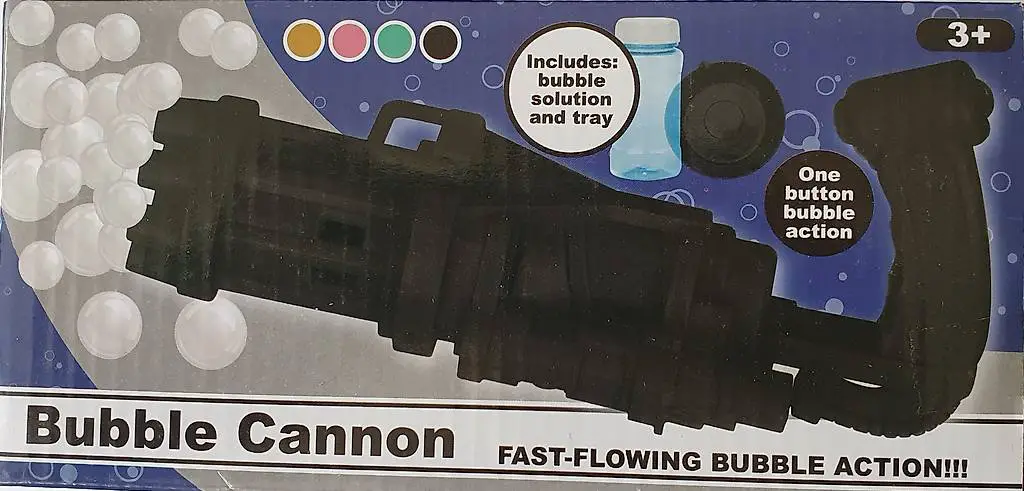 Kleine Seifenblasen Kanone