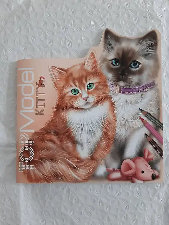 TOPModel Kitty Malbuch