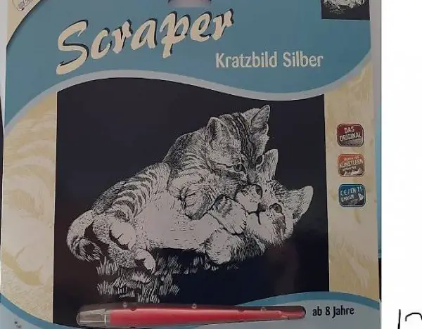 Scraper silber klein