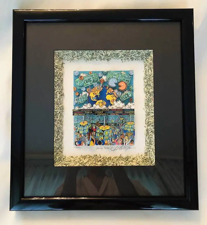 Charles Fazzino? Money Talks"