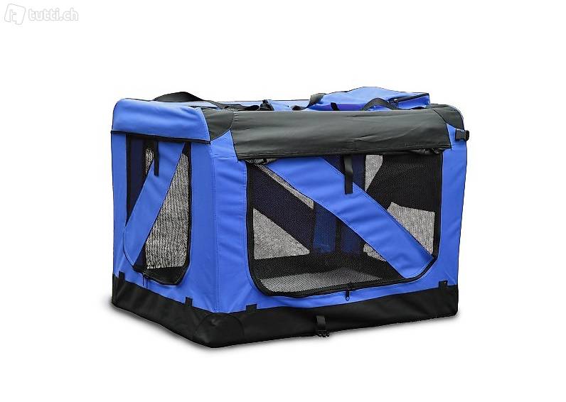  Hundebox faltbar L blau