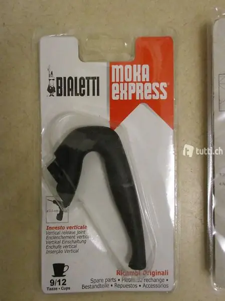 Ersatz-Griff Bialetti Moka Express 9/12 Tassen / tazze / cup