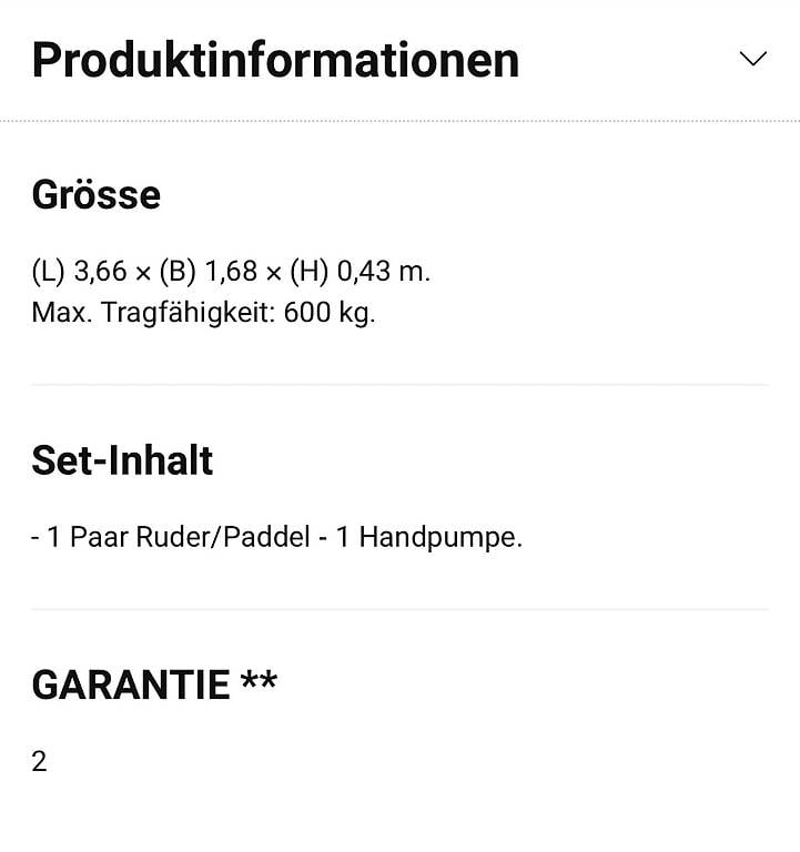 Schlauchboot Excursion 5