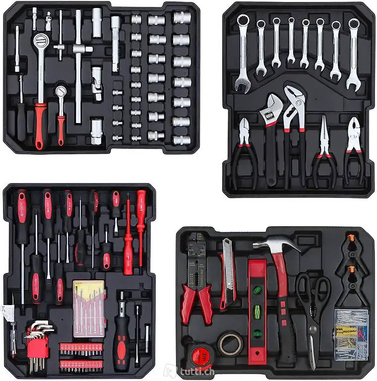  Werkzeugkoffer Maxi 1050-teilig Werkzeug Trolley