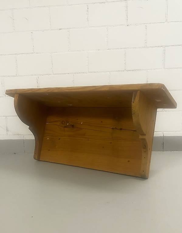 wandgarderobe, holz, antik, vintage, patina