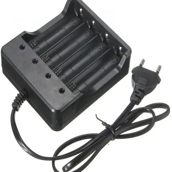 Akkus Ladegerät Batterie Ladegerät 4X lithium-ion Rechargeab