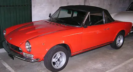 Fiat 124 Spider (2 Plätzer Cabriolet) - Jg 1971