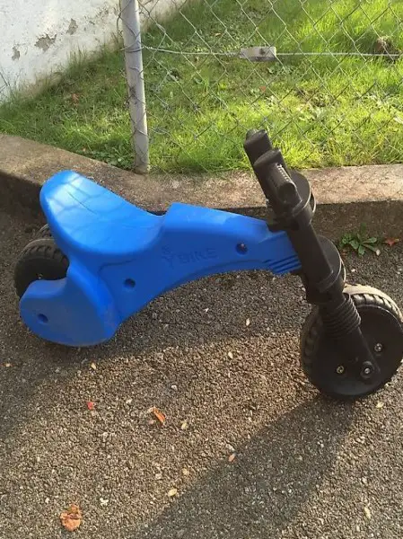 Bicicletta Y-Bike 12"/14" colore blu