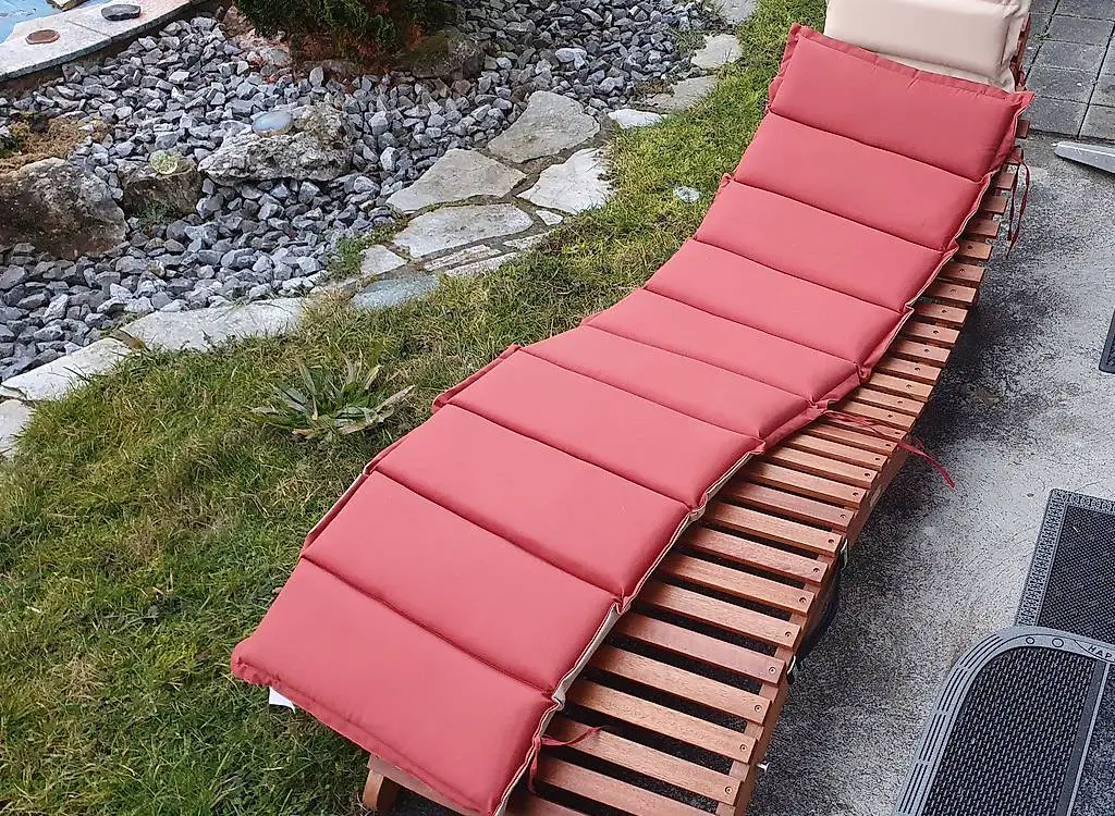 Gartenliege Holz Merxx Havanna mit Polster