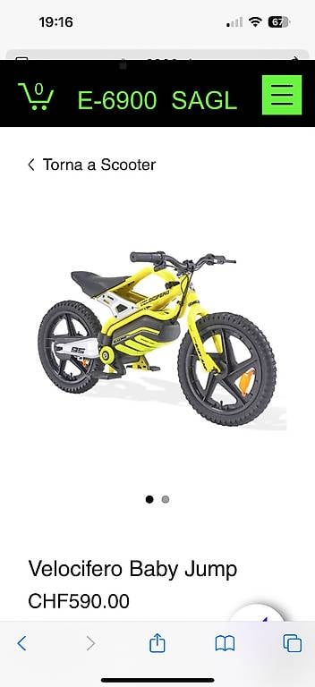 Bici Bambini elettrica