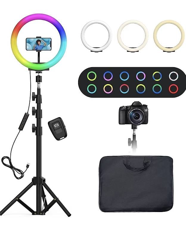 Ringlicht mit Stativ Handy