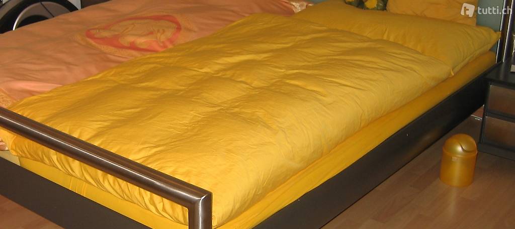 Bettwäsche Satin gelb