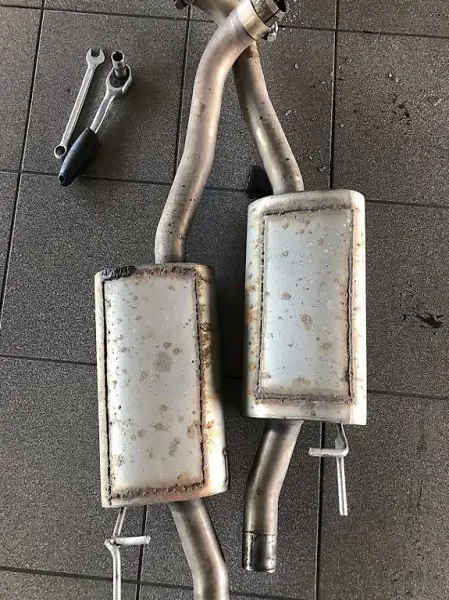 Jaguar xk8 xkr Endschalldämpfer Fox