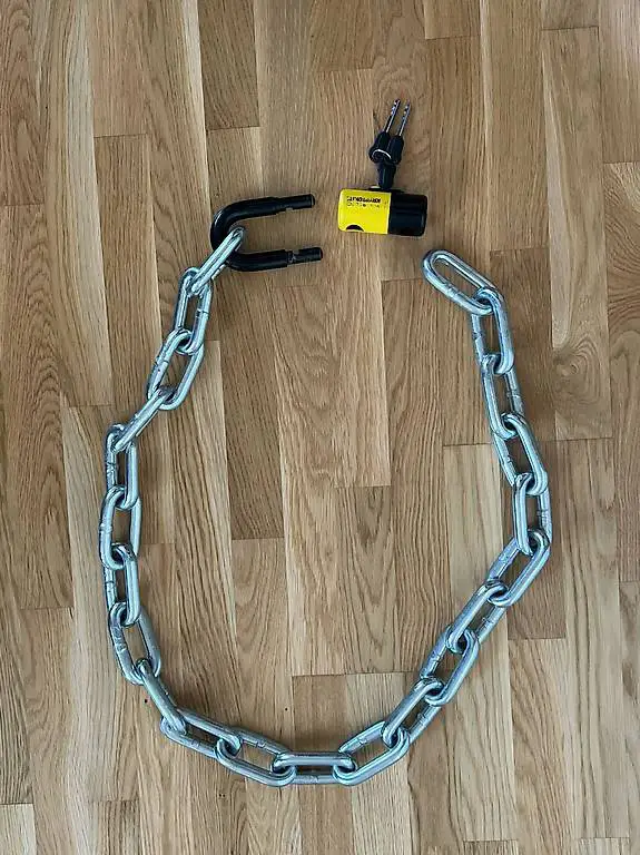 Kettenschloss / Fahrradschloss, Metall, Marke Kryptonite
