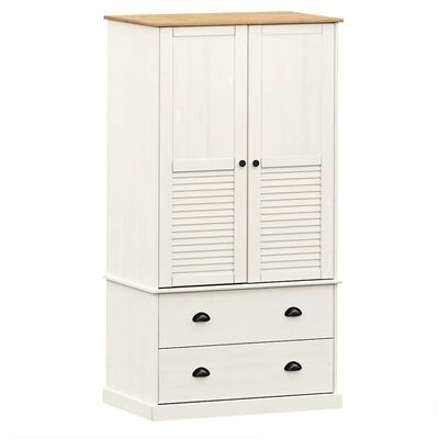  vidaXL Kleiderschrank VIGO Weiss 90x55x170 cmSKU:353164