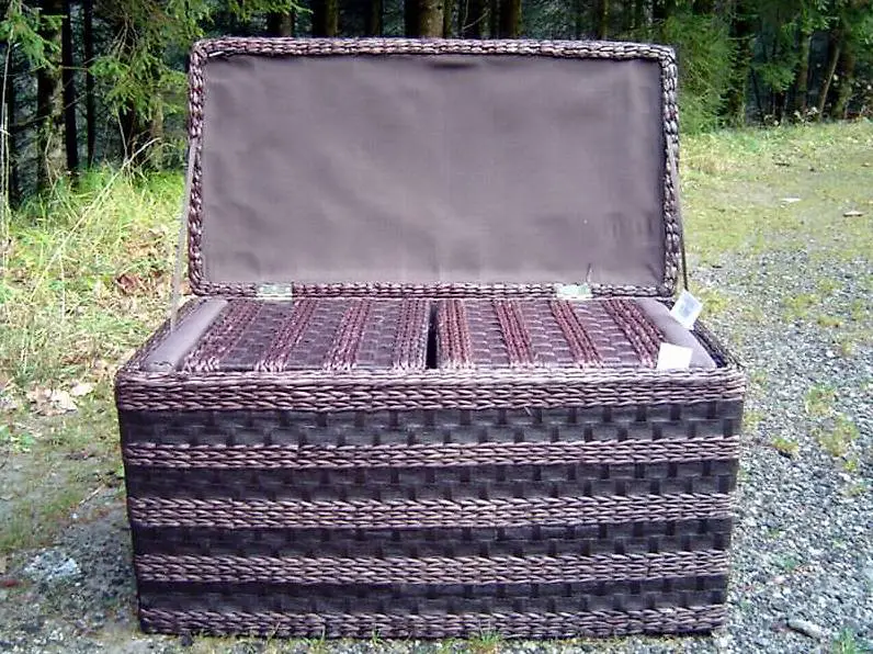 Truhen 5-teilig Anthrazit/dunkelbraun