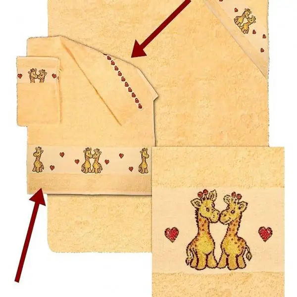  Giraffe BOBO Handtuch 50x70cm