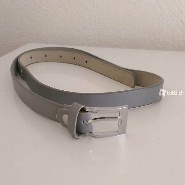 grauer Gürtel ca. 120 cm lang