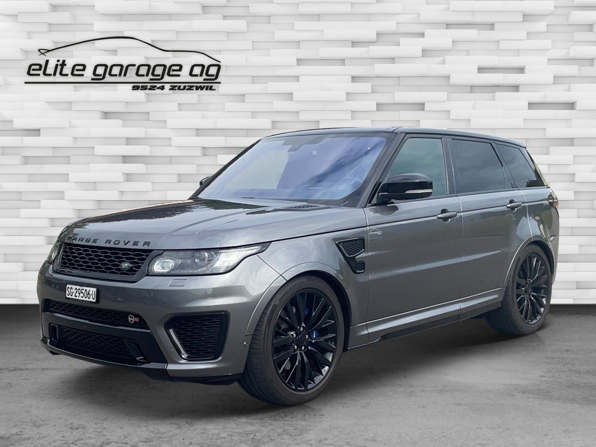 land rover range rover sport 5.0 v8 svr