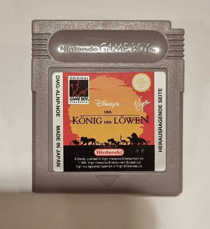 Game Boy Classuc Spiel: Der König der Löwen