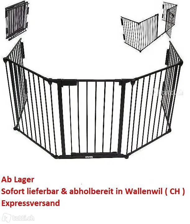  NEU Kaminschutzgitter 3m Ofen Schutzgitter Laufgitter Gitter