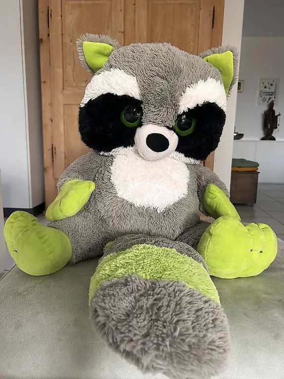 Plüsch-WaschbärRiesengross & Kuschelweich