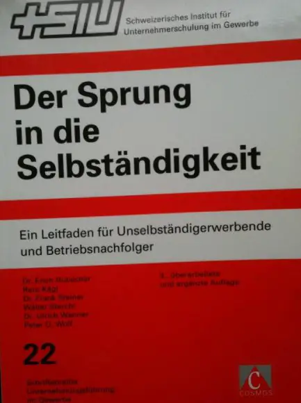 Hubacher, Der Sprung in die Selbstständigkeit