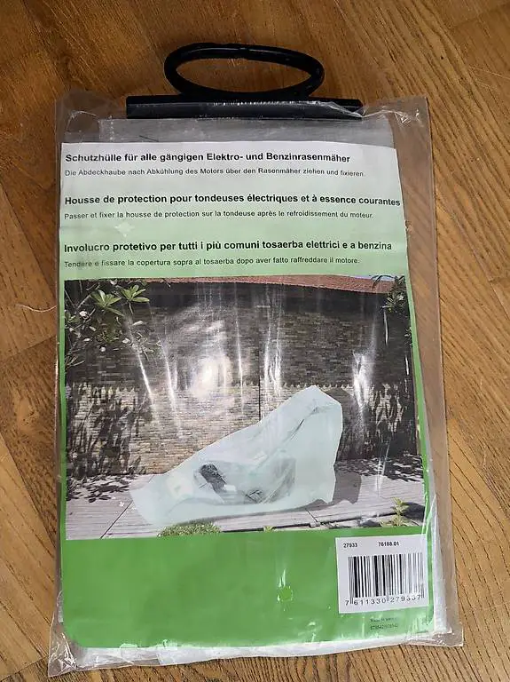 Schutzhülle für alle gängigen Elektro- und Benzinrasenmäher