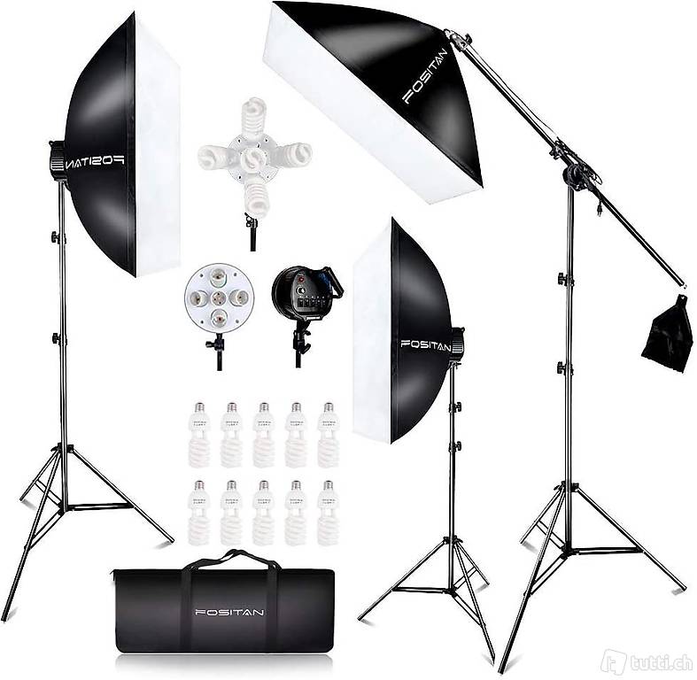  Profi Fotostudio Set inkl.3X 20" x 28"