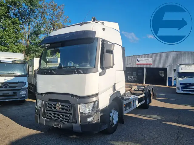 RENAULT / RENAULT TRUCKS, T460 6x2 Containertransport, Wechselrahmen / Containerchassis