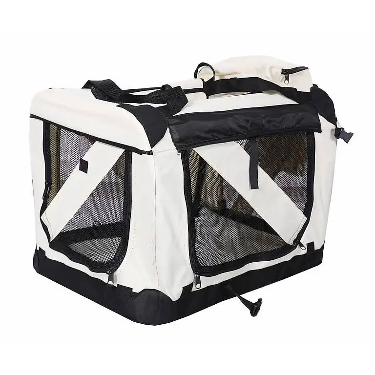 Hundebox faltbar L beige
