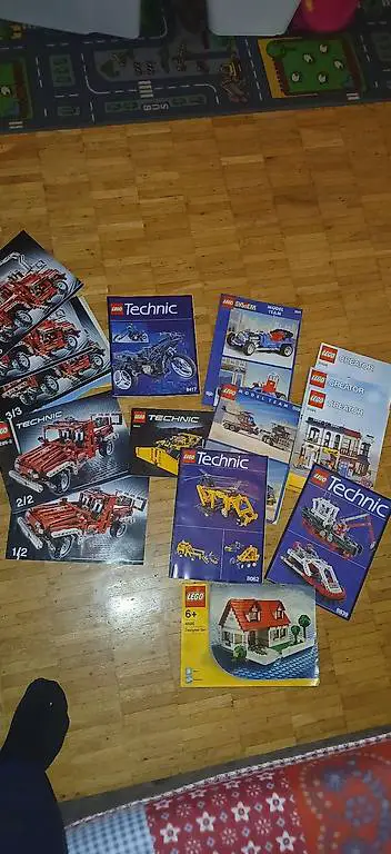 Alte Lego / Lego Technic anleitung