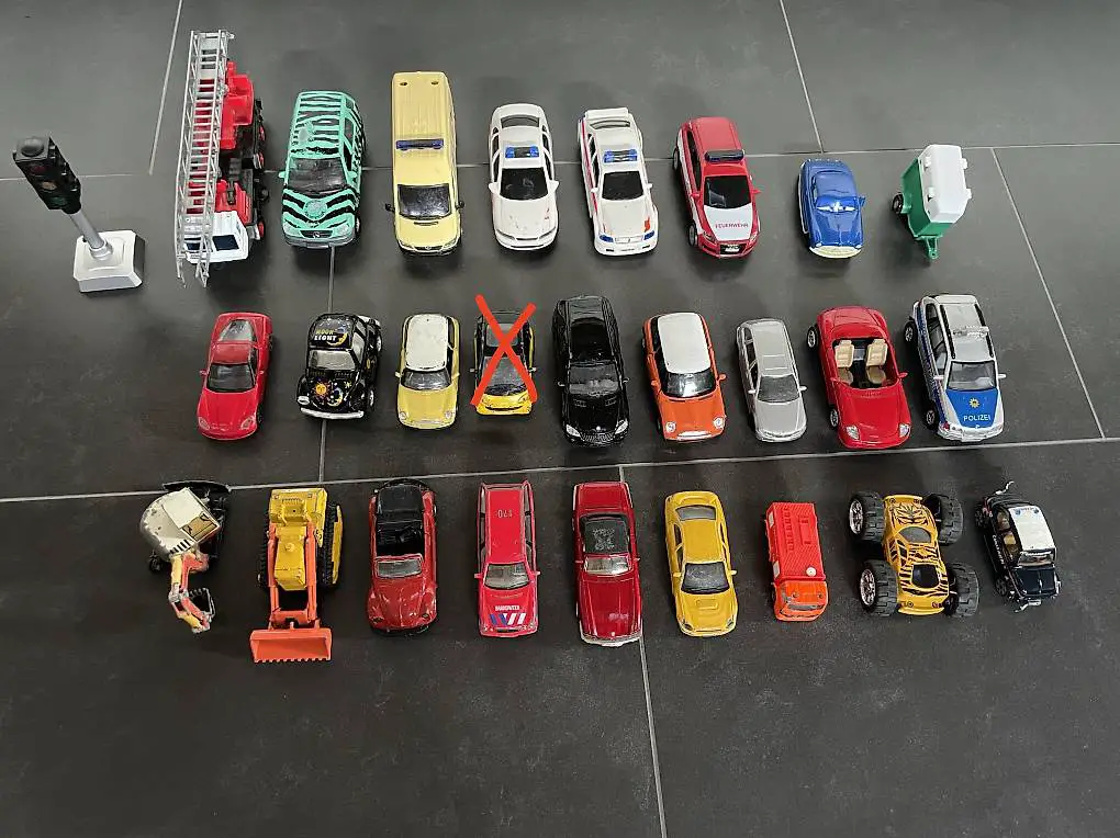 Spielzeugautos, Strassen-Puzzle