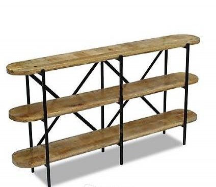  Sideboard Mangoholz 180x30x76 cm