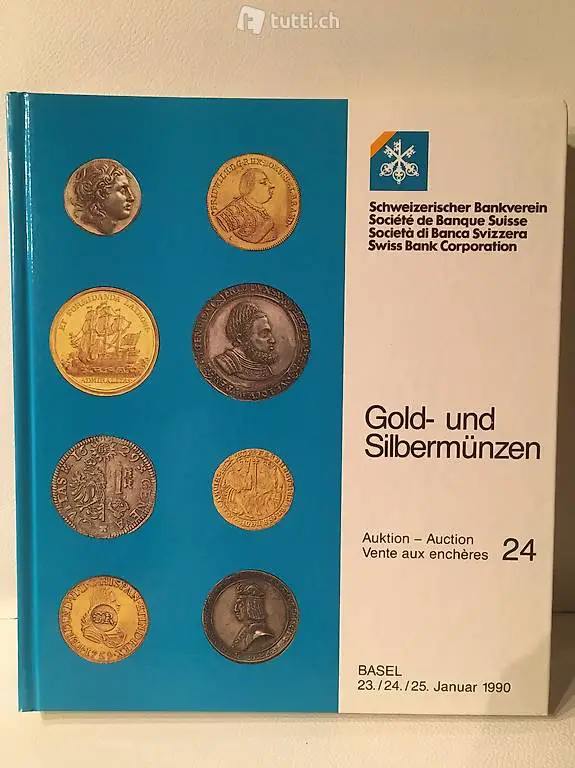 Buch Gold und Silbermünzen