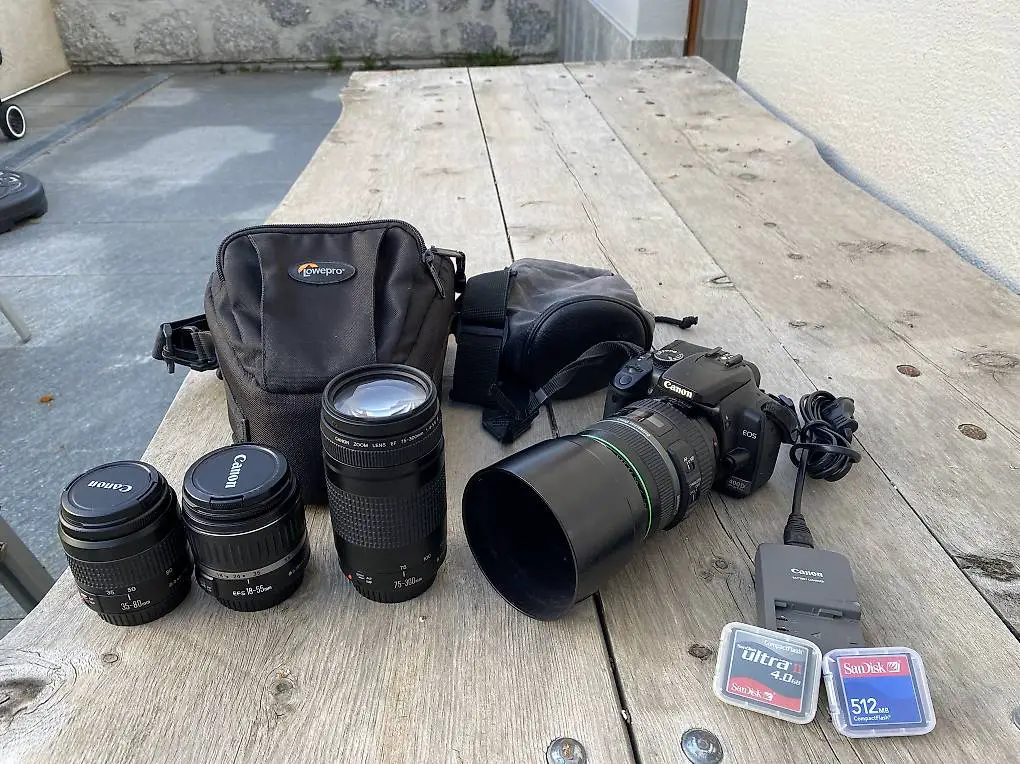 Canon EOS 400D Spiegelreflex Set