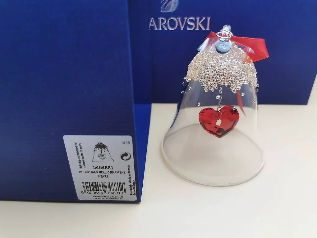 Swarovski Glocke Herz 2019
